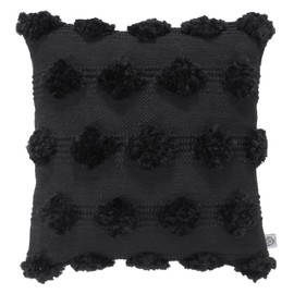 5M House of MV Sandy Cushion Cover – 70% Cotton 30% Polyester Blend, Soft & Durable, Easy Care, Ideal for Sofa, Bed, and Living Room Décor(Charcoal,45 x 45 cms)-Pack of 2