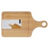 Premier Housewares Rubber Wood Paddle Chopping Board with Groove, 36