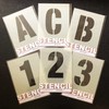 Dovetails Vintage Big Number 2 Stencil 120 mm Tall Large