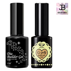 Gracia Jinbee Gijelly Base Gel + Diamond Builder Gel / 그라시아 진비 지젤리 베이스젤+다이아 빌더젤
