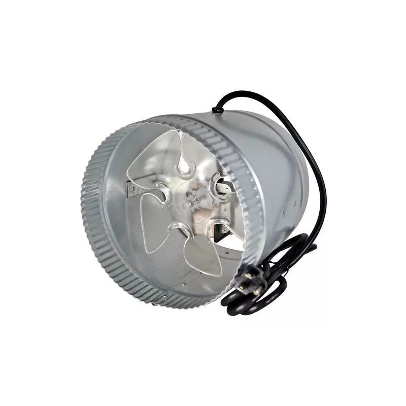 Suncourt 8" 210 CFM Corded In Line Duct Fan Inductor