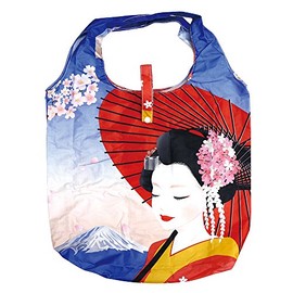 [ノルコーポレーション] エコバッグ エコなショッピングバッグ 富士山と舞妓