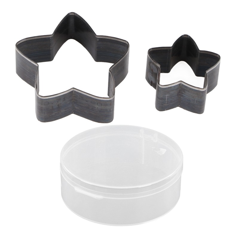 2Pcs Leather Cutting Die Star Shape Punch Cutter Craft Mould