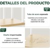 Bamworld Soporte para Plantas de Interior de Metal, Soportes Blanco