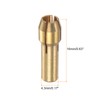 sourcing map 10pcs Brass Collet 3.2mm Brass Drill Chucks Mini