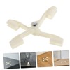 Totority 2pcs Bed Canopy Stabilizer Clips Foldable Plastic Net Fixators