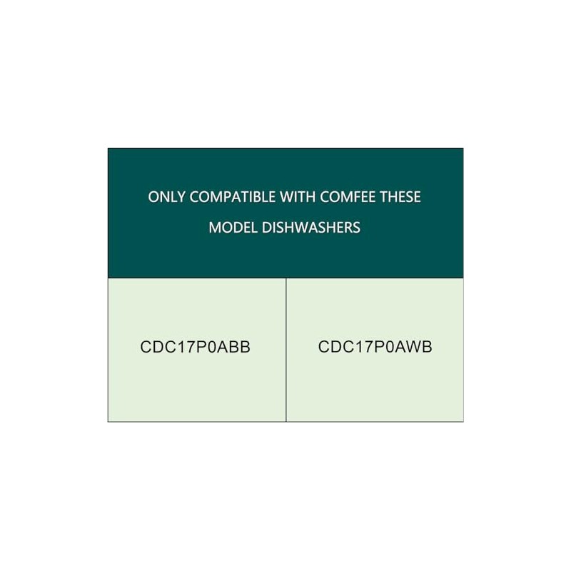 Filter Compatible with Comfee CDC17P0ABB,CDC17P0AWB Portable Dishwasher Countertop