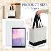 Sanwuta 24 Pack Mini Canvas Tote Bag Small Sublimation Blank