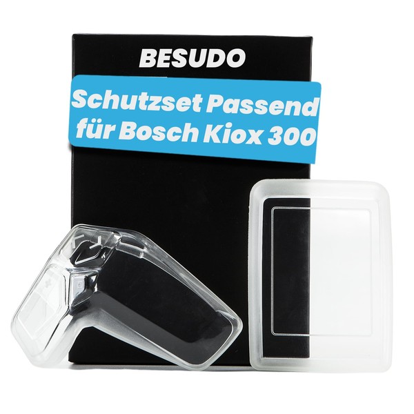Besudo Protective Case Set for Bosch Kiox 300 & Bosch LED Remote Control Unit - Protective Case Protection Cover Against Scratches Impacts for BHU3600 & BRC3600 Ebike Accessories - L042-K-300