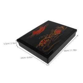 NOLITOY Six-Compartment Lunch Box Salad Container Sushi Tray Reusable for Adults Meal Prep Lunch Bag Japanese Style Design