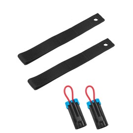 UTV Door Handle Pull Strap Belt for CAN AM Maverick X3 2pcs Black Fits All Years 2017-2022 All Moldes Maverick X3 and X3 MAX (2pcs Black)