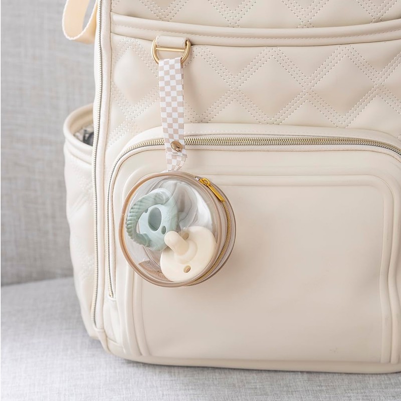Itzy Ritzy Clear Pacifier Case with Handle - Pacifier Pod