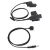 U94 PTT Adapter Durable Portable Military Intercom Headset Adapter for