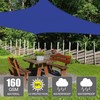 HEYOMART Awning sun protection including mounting ropes, PES polyester, waterproof,