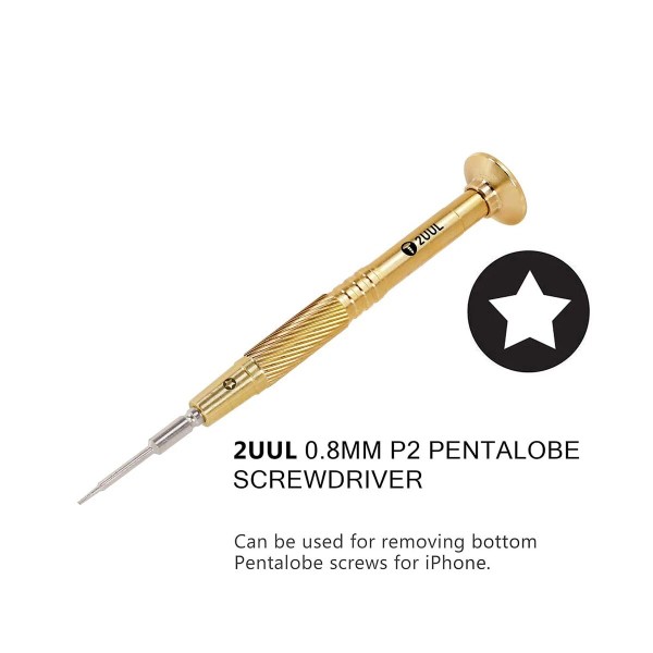 Generic BST Brass Handle Heavy Weight Screwdriver for Phone Repair-