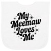 inktastic My Meemaw Loves Me Grandchild Quote Baby Terry Cloth