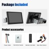 ESSGOO 1 DIN 9" Car Stereo Radio Touch Screen Apple