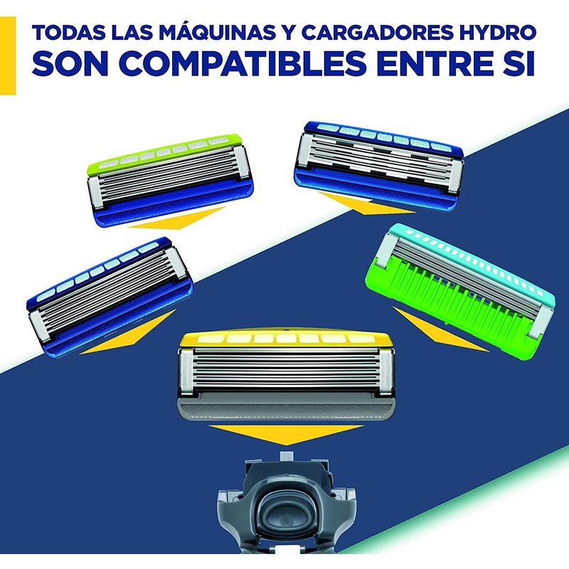 Wilkinson Pack Sword Hydro 5+8 Energizer Mint Razor Blades. 5