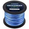 KastKing Destron Braided Fishing Line, Blue Camo , 150 yds-50lb-0.36mm