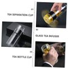 Ciieeo 1pc High Temperature Resistant Tea Infuser Bottle Portable Tea