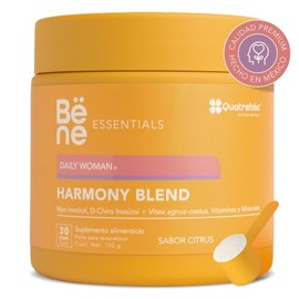 Harmony Blend Suplemento para Mujeres 150g - Myo-Inositol, Vitex, Quatrefolic 5-MTHF  Vitaminas - Polvo Sabor Citrus Lnea Essentials DAILY WOMAN - 30 