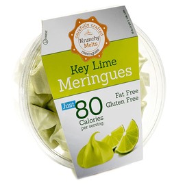 Krunchy Melts Original Meringue Cookies | Key Lime Flavor | Only 80 Calories Per Serving | Fat Free, Gluten Free, Dairy Free (4 Oz)