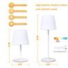 Wonder Solar Cordless Table Lamp, Rechargeabl Outdoor Battery Table Lamp