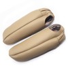 Priprilod 2pcs Beige Tan Leather Seat Replacement Armrest Cover Compatible