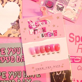 From the Nail pink shoes 6 types individually pink syrup gel / 프롬더네일 핑크슈즈 6종 단품 핑크시럽젤