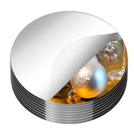 18 Pack Round Mirrors for Centerpieces, Circle Mirror Centerpieces for Tables, Tray Candle Plates Acrylic Mirrors for Table Wedding Birthday Christmas Miroor Home Wall Decor (6inch)