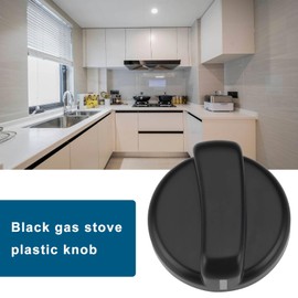 eMagTech Pack of 10 8 mm Plastic Gas Hob Knobs Round Half Wave Cooker Control Switch Stove Repair Accessories for Kitchen Stove Gas Stove Oven Hob