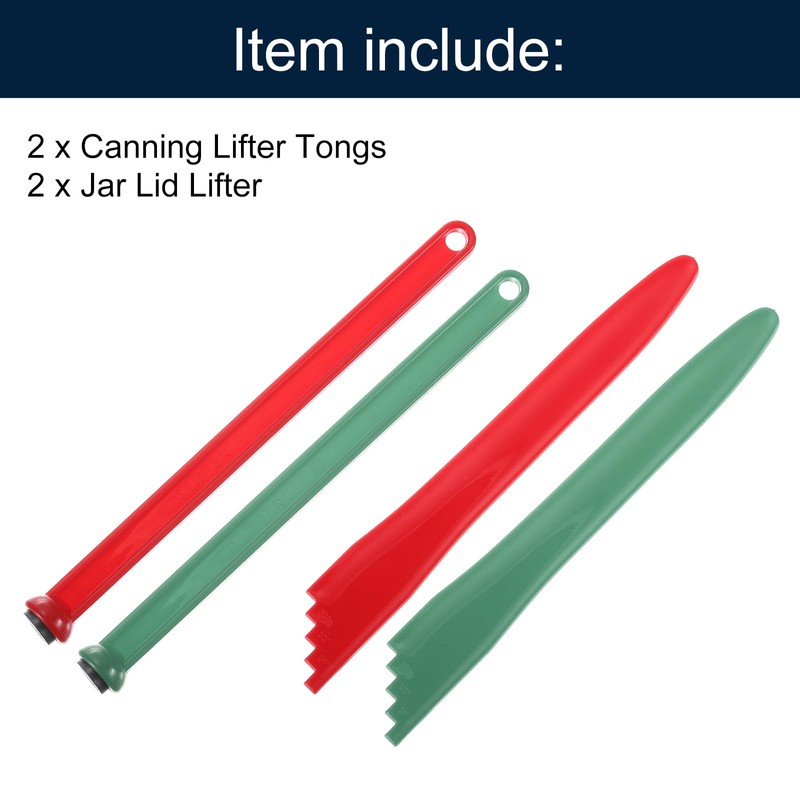 QUARKZMAN Set of 4 Canning Accessories Preserving Tool Kit Including