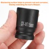 sourcing map 4 Point Square Socket 1/2" Drive 15mm Metric