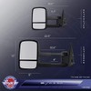 Brock Replacement Driver and Passenger Set Manual Telescopic Tow Mirrors