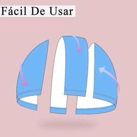 LENGLAGE Gorro De Natación para Mujeres Y Hombre, Gorras De Natacion para Cabello Largo, Gorras para Nadar para Adulto, Elásticos PU Gorro De Natación Impermeable de Antideslizante (Lago Azul)