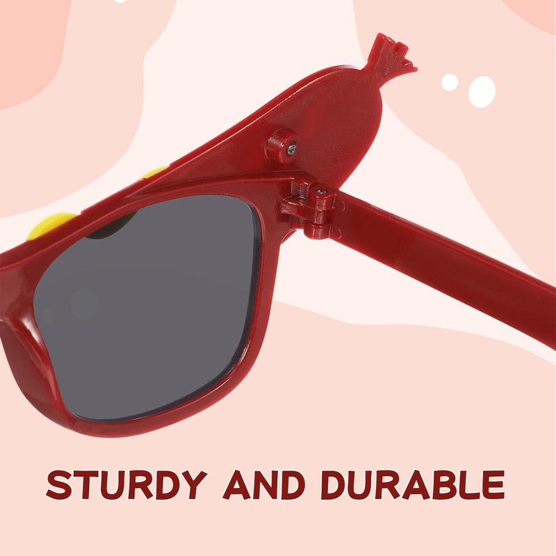 Warmhm Hot Dog Glasses Funny Dance Party Makeup Glasses For