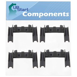 4-Pack W10250160 Dishwasher Rack Adjuster Arm Clip Lock Replacement for Part Number AP6017800 - Compatible with WPW10250160 Stop Clip