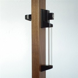 Internatonal Resources, Inc. Storm Door Hardware Surface Mount-Lucite Clear Tube- 1-1/2 Inch Thick Door