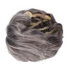 Men Gray Short Wig Heat Resistant Synthetic Multipurpose Adjustable Layered