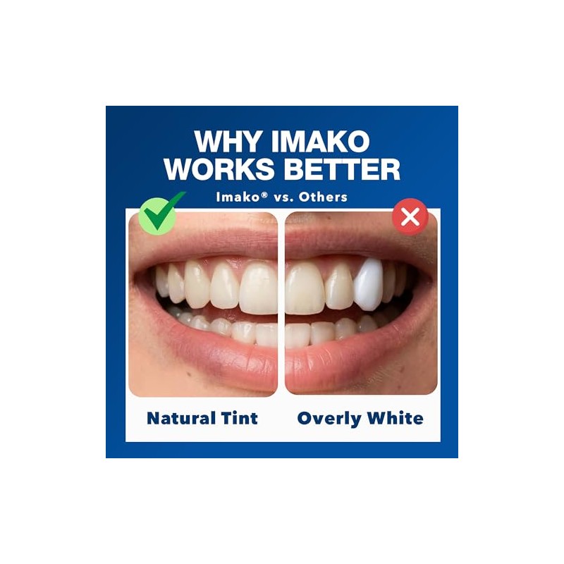 Imako Cosmetic Teeth Extras (Tooth Tinted Plastic)- Natural Color by