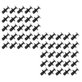 50pcs Car Bumper Trim Clips Wheel Arch Trim Splash Guard Mortice Rivets Black Plastic 51470146782 51471911992