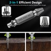 6-Piece Damaged Screw Extractor Set Easy Out Bolt & Stripped