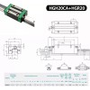HGR 일반 2pcs HGR20 200mm 선형 레일 HGH20CA 캐리지 블록
