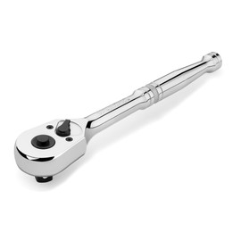 WORKPRO 3/8-Inch Drive Ratchet, Quick-Release Reversible Ratchet Wrench, 72-Tooth 3/8 Drive Ratchet Handle, Chrome Alloy Made, Cr-Mo Head, Full Polished