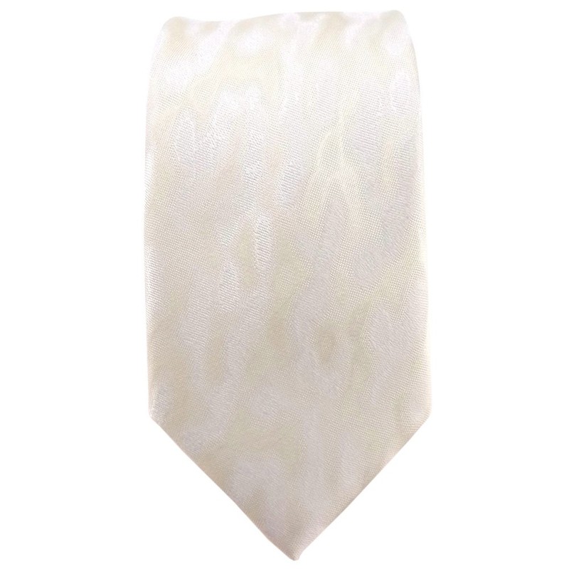Men's Wedding Cream gescheckt Plain Silk Tie – Tie 100%