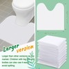Drydiet 50 Pcs Disposable Toilet Mats 24 x 24 Inches