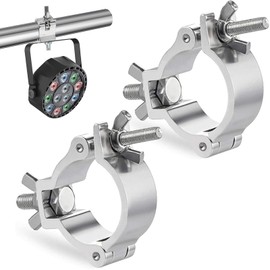 Truss Brackets, Pack of 2 Truss O Clamp, 25-30 mm Stage Lighting Clamp, Hook Clamps Truss, Traverse Clamps, Stage Lighting Hook Clamp, for Movable Stage Lights and Headlights