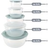 com-four® 5-Piece Mixing Bowl Set with Lids - Salad Bowls