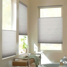 Flamax Custom Color-Matched Top Down Bottom Up Cellular Shades, Privacy Light Filtering Cordless Top Down Bottom Up Cellular Shades, Energy-Saving Honeycomb Blinds, Noise Reduction Honeycomb Blinds