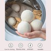 Felted Wool Dryer Ball Anti Static Wool Ball, 6Pcs Natural